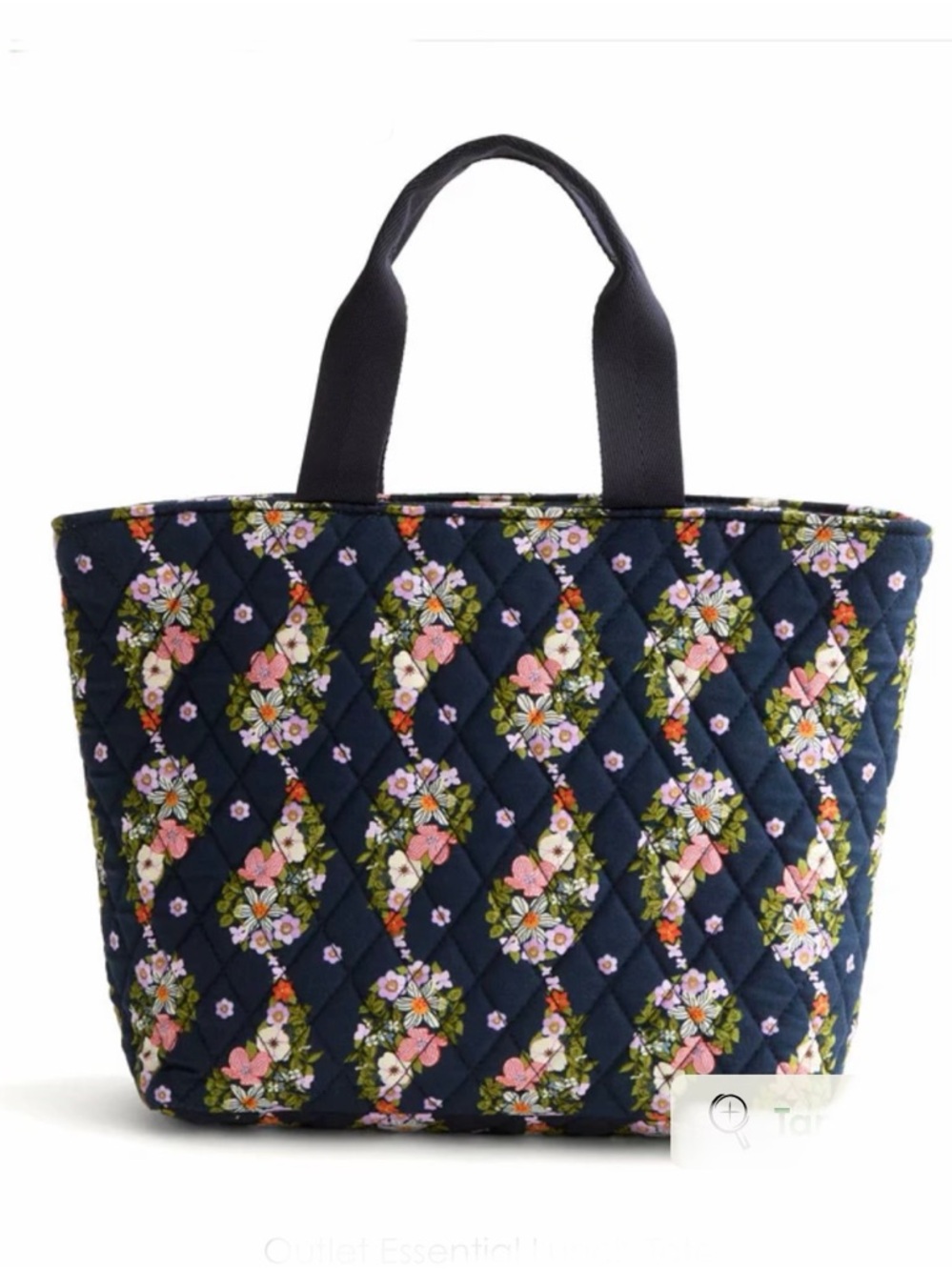 Vera Bradley Essential Lunch Tote in Paisley Rain NWT